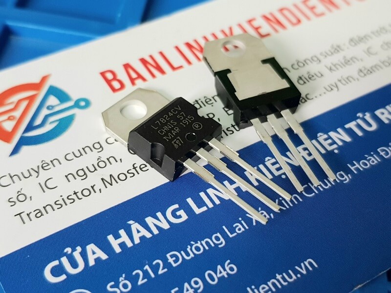 [Combo 10 chiếc] L7824CV, L7824, 7824 TO-220 IC nguồn ổn áp 24V