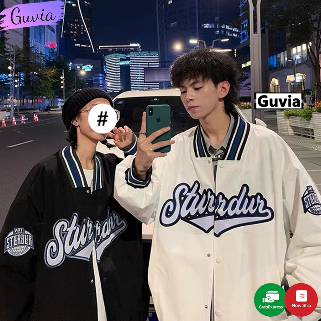 Áo Bomber Jacket Dù 2 Lớp STURDUR Unisex Nam Nữ (Ảnh Thật/Có sẵn)