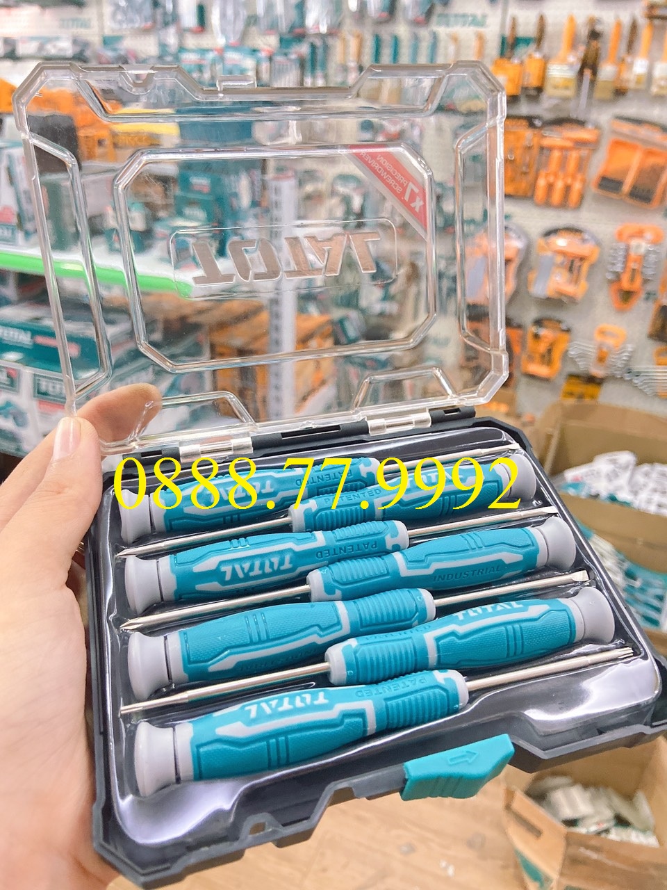 Bộ 7 tua vít đồng hồ Total THT250726