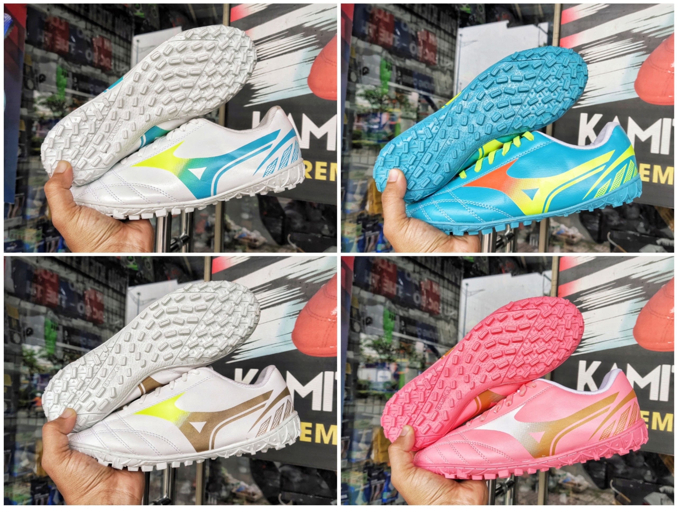 Giày Đá Bóng Mizuno TF Khâu Full Đế ( Tặng Tất )