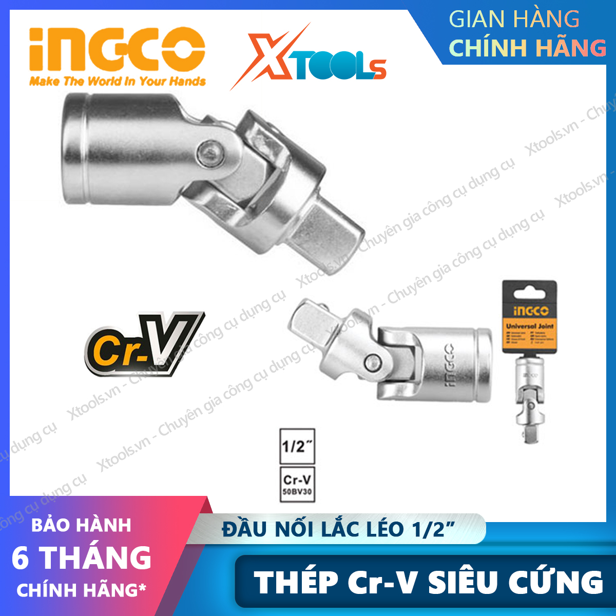 Connector bracelets craftsmanship ingco HHUJ1121 stainless steel chrome plated heat resistant aperture 1/2 "repair Open bolt nut child canopy [Xtool] [xsafe]