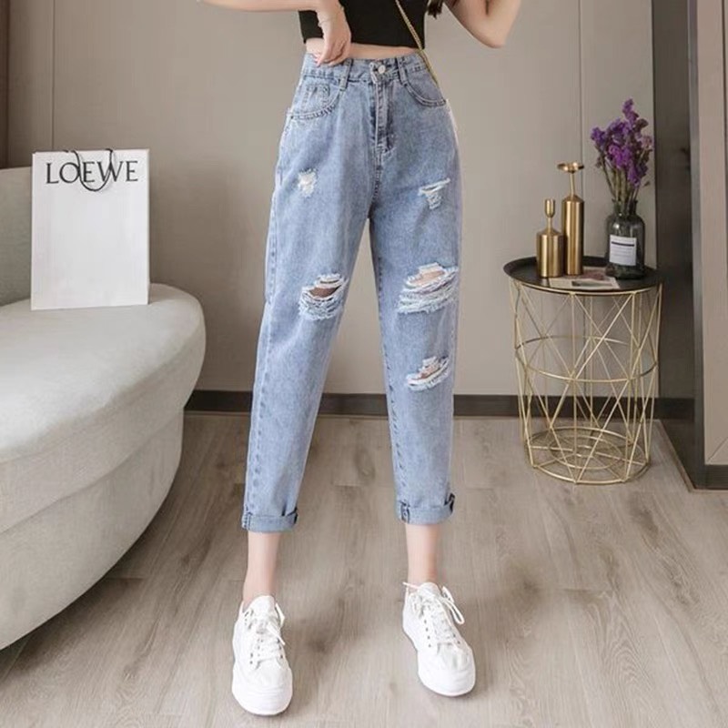 [HCM]quần jean baggy nữ BIG SIZE ms 2066 - MoliJeans