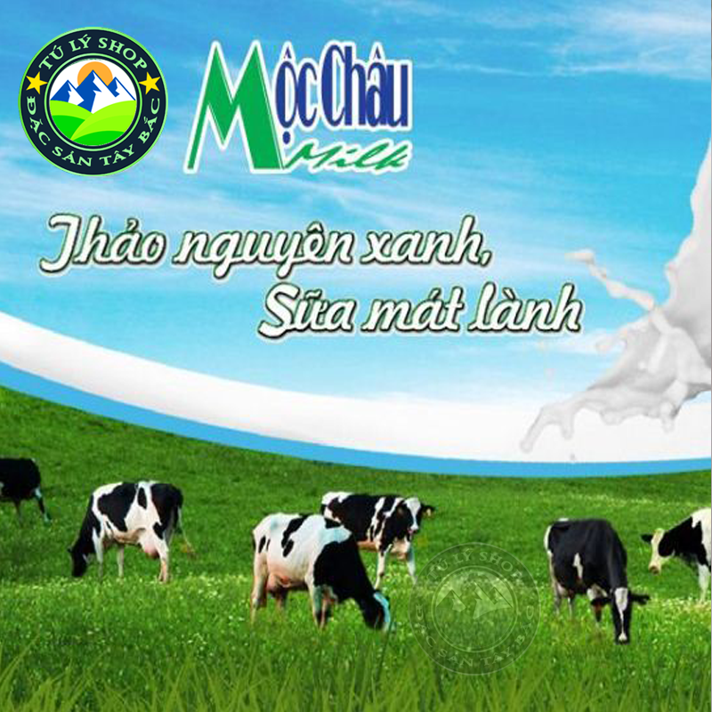 Bánh sữa Mộc Châu vị Đậu đỏ - [Hàng Việt Nam chất lượng cao - Date mới nhất] (hộp 180g)