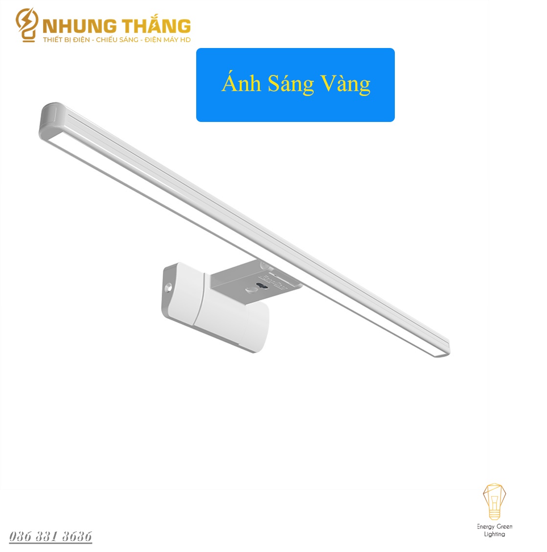 Đèn Chiếu Gương Rạng Đông G04.PIR 8W - Đèn LED Chiếu Sáng Gương Trang Điểm Thông Minh Tự Động Bật Tắt - Bảo Hành 1 Năm