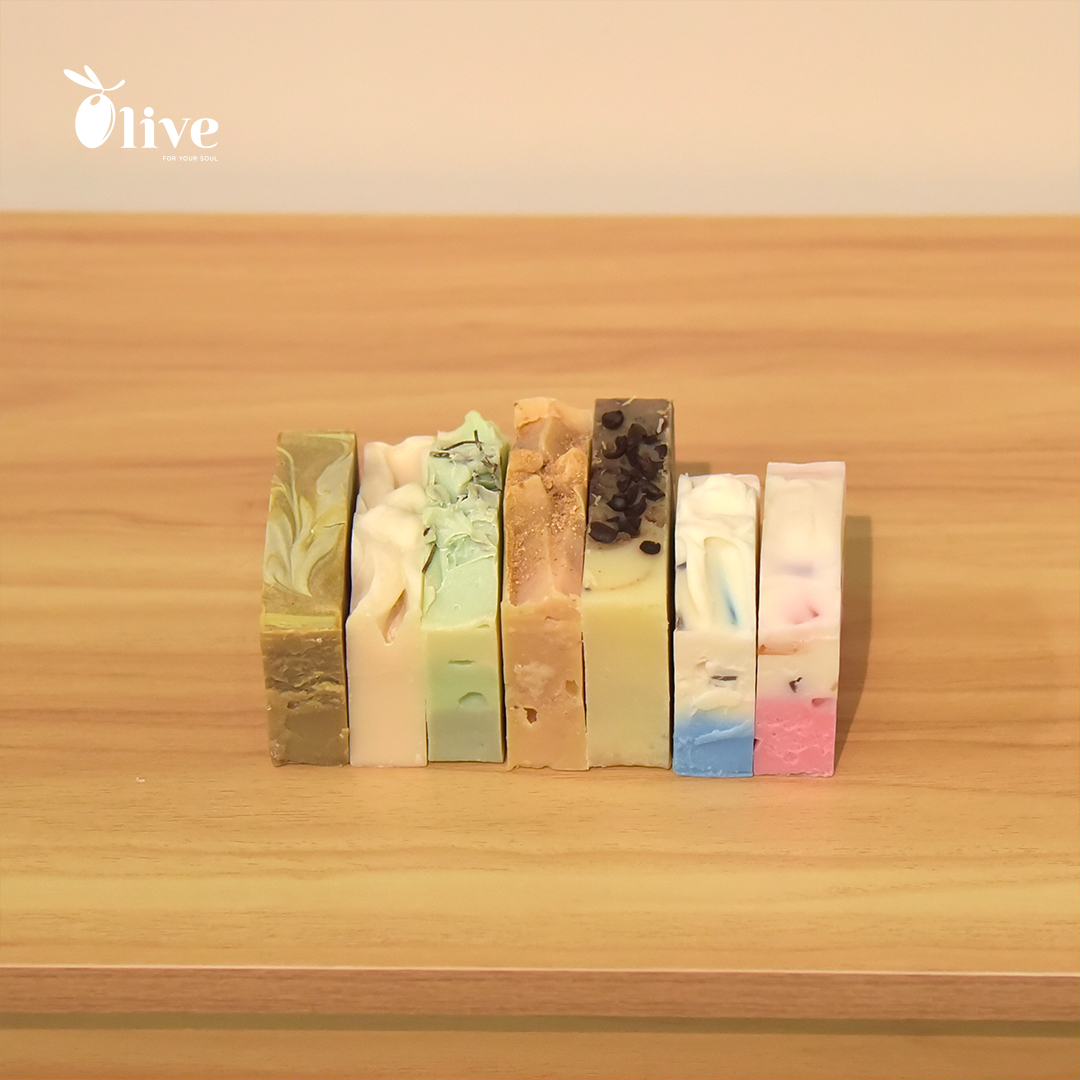 Essential oil soap natural handmade-olive project