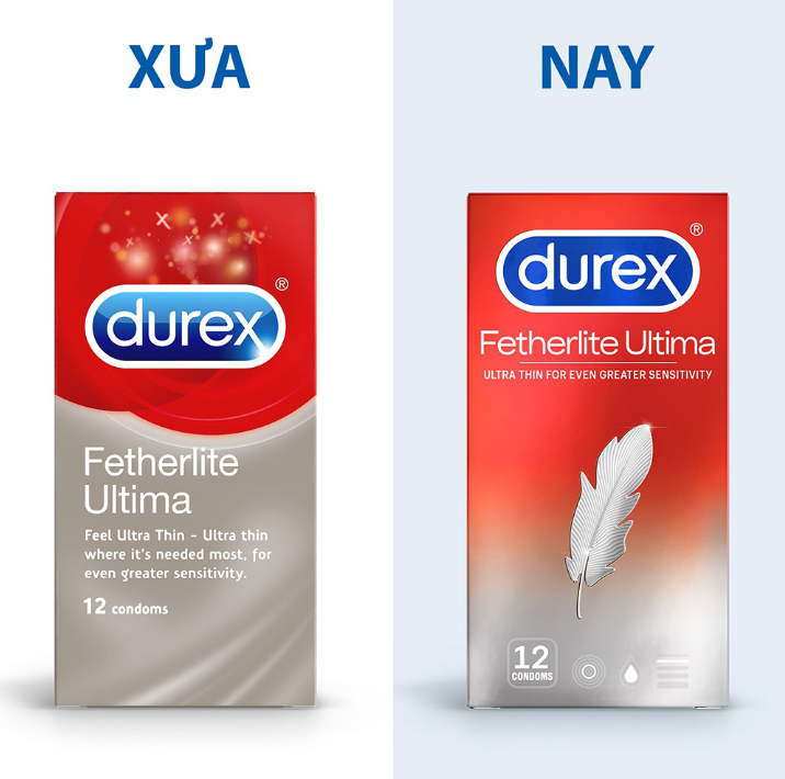 Bao cao su Durex Fetherlite Ultima 12 bao / hộp
