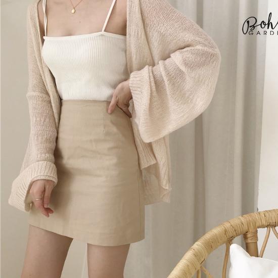 Áo Khoác Cardigan Len Mỏng Hàn Quốc