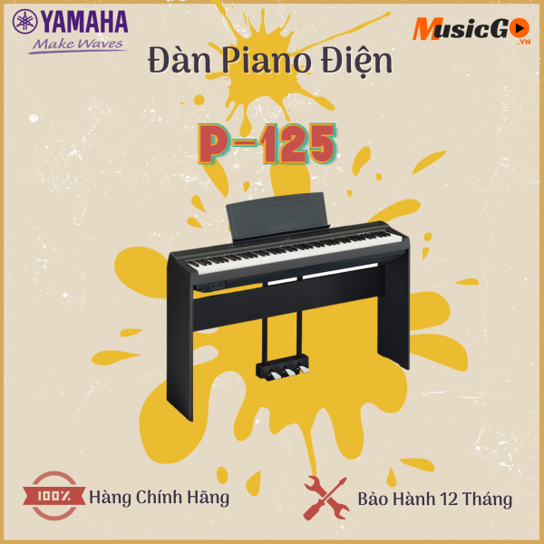 (Hàng Chính Hãng) Yamaha P-125 Đàn Piano Điện