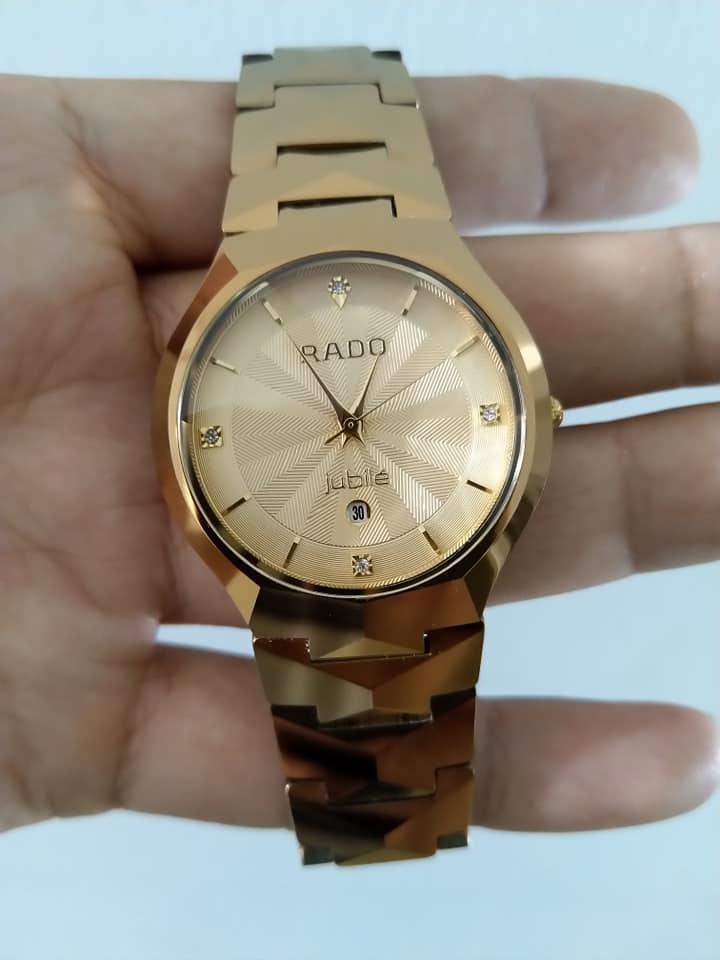 [HCM]Đồng hồ nam dây đá ceramic vàng mặt vàng đẹp hút hồn ngay từ cái nhìn đầu tiên