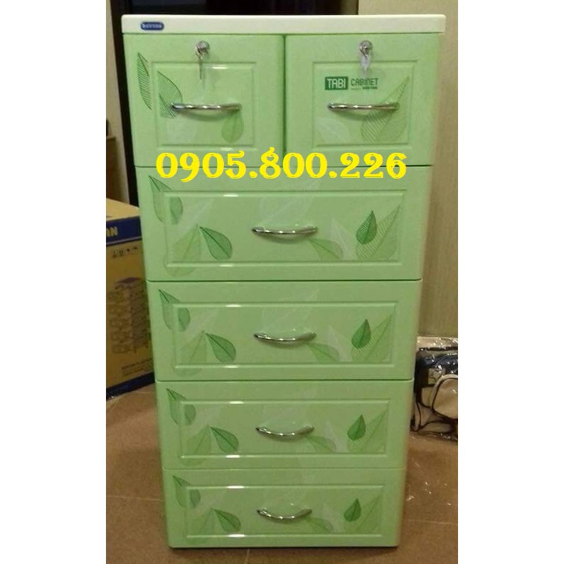 Tủ Nhựa Duy Tân 5 Tầng 6 Ngăn