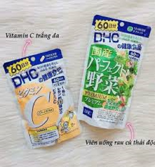 Combo viên uống DHC Vitamin C và rau củ 60 ngày