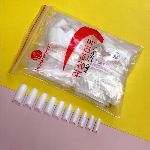 [HCM]Set 500 Móng Nối Tay form Hàn đủ size từ 0 đến 9