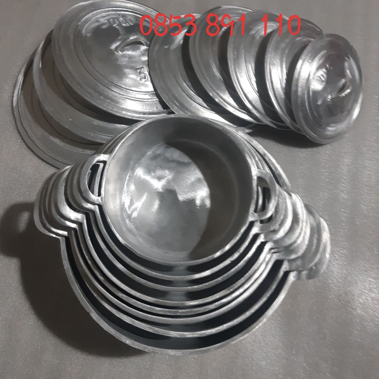 Nồi gang đúc ( THỦ CÔNG NGUYÊN KHỐI LÀNG NGHỀ ) Cỡ nồi từ số 8 - 170