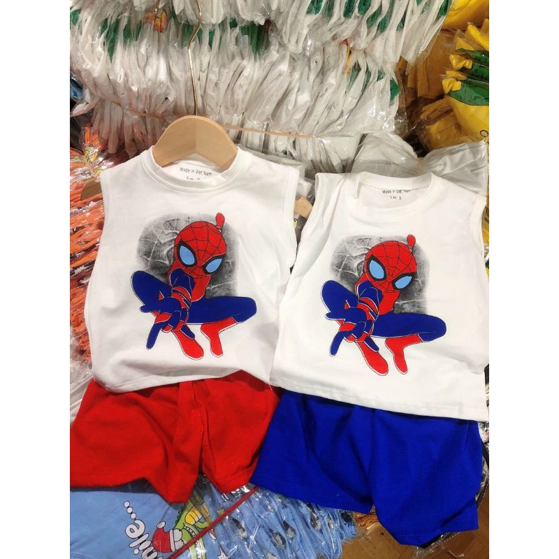 Bộ Sát Nách Spiderman Cho Bé