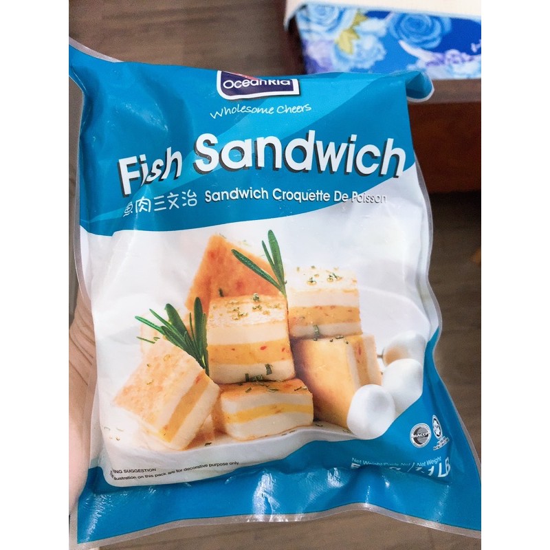 Sanwich cá hồi ăn lẩu bịch 500g (giao hỏa tốc tphcm)