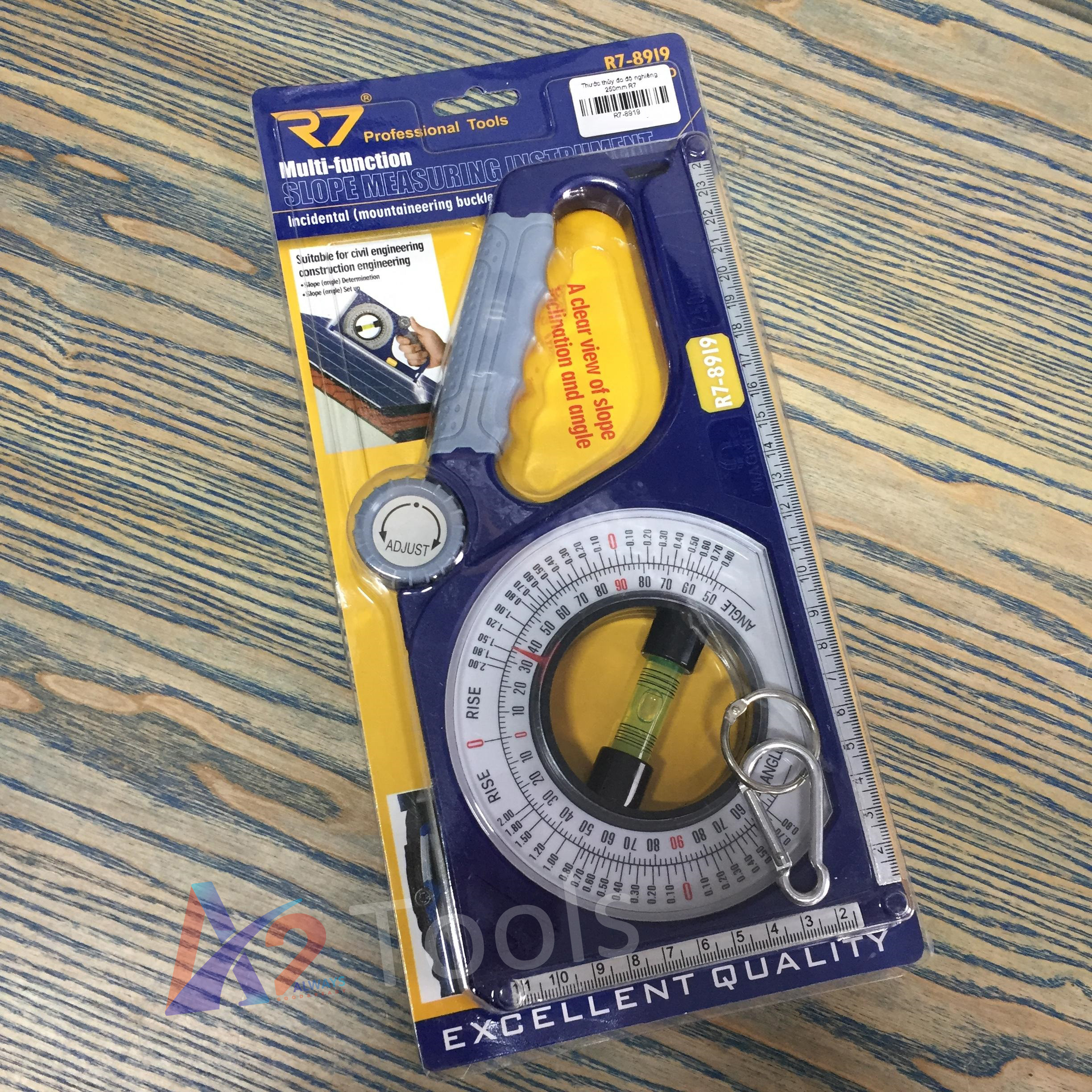 Thước thủy đo góc nghiêng cao cấp có từ 235mm R7-8919