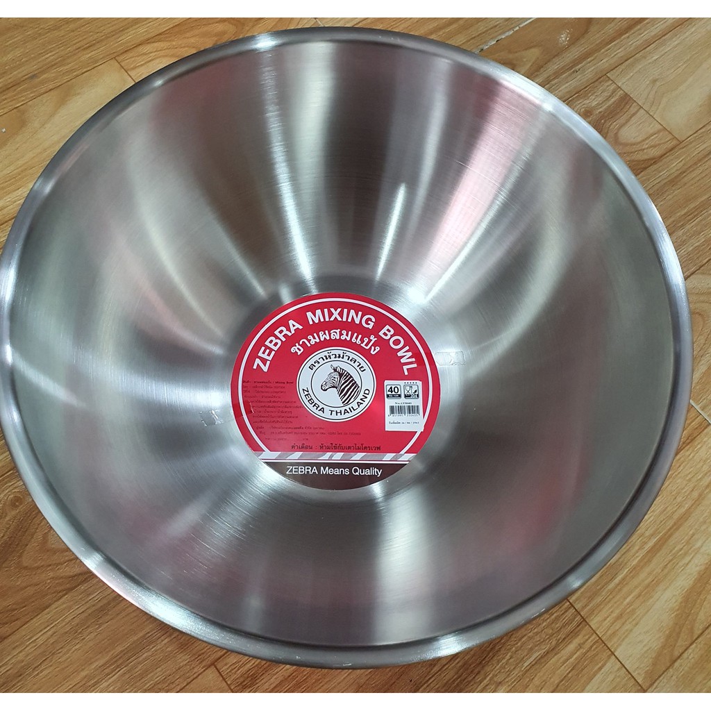 Thau Trộn Inox Zebra - Size 18cm-30cm
