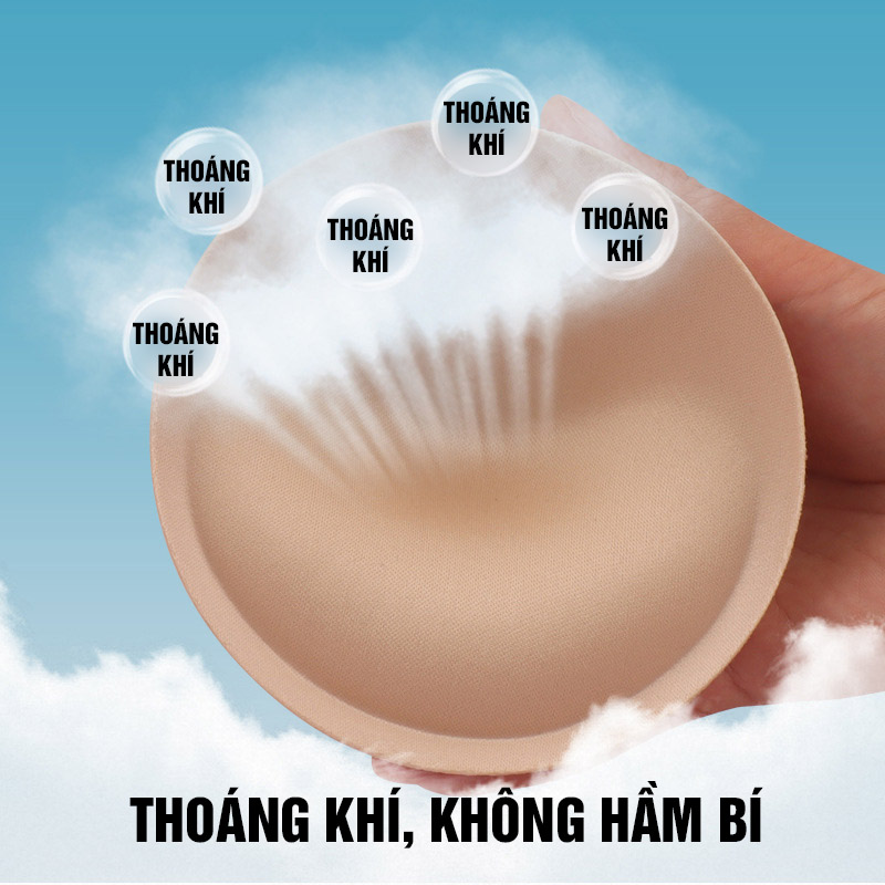 Miếng Mút Rời Hình Tròn 3D Nâng Ngực Cho Áo Bra - 100style