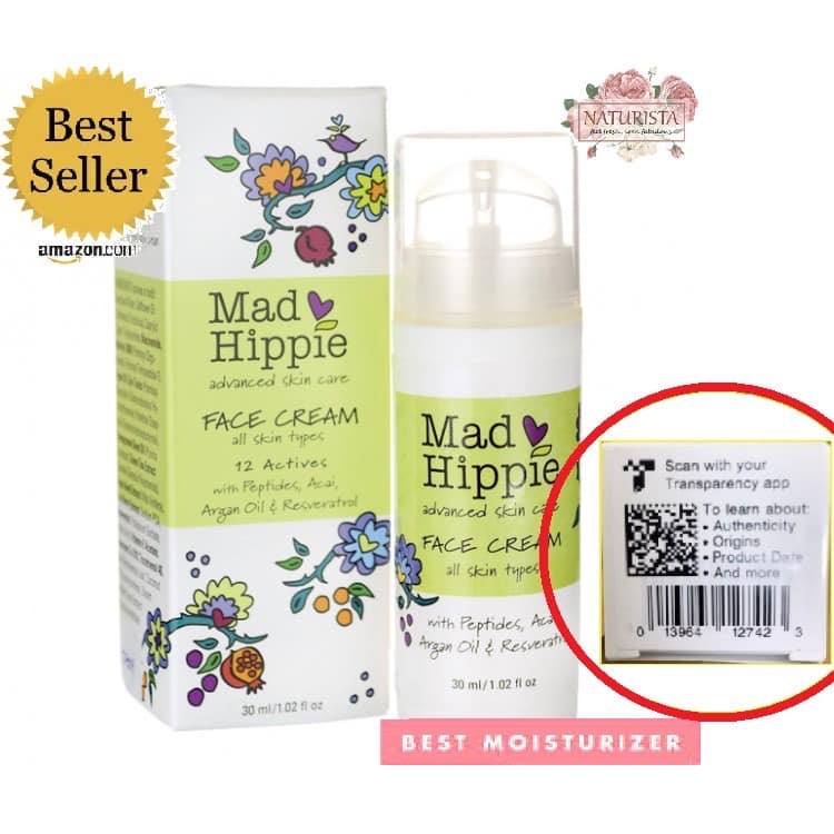 KEM DƯỠNG DA MAD HIPPIE FACE CREAM 30ML  - 5945 - sản phẩm tốt chất lượng cao, sản phẩm cam kết giống như hình, ĐƯỢC ƯA CHUỘNG SĂN ĐÓN TRÊN THỊ TRƯỜNG HIỆN NAY
