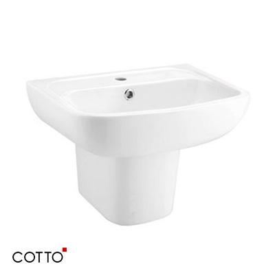 Lavabo Treo Chân Gắn Ốp Tường Brio