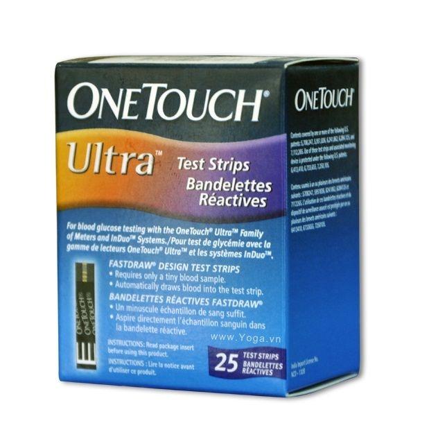 Que thử đường huyết One Touch Ultra 25 que