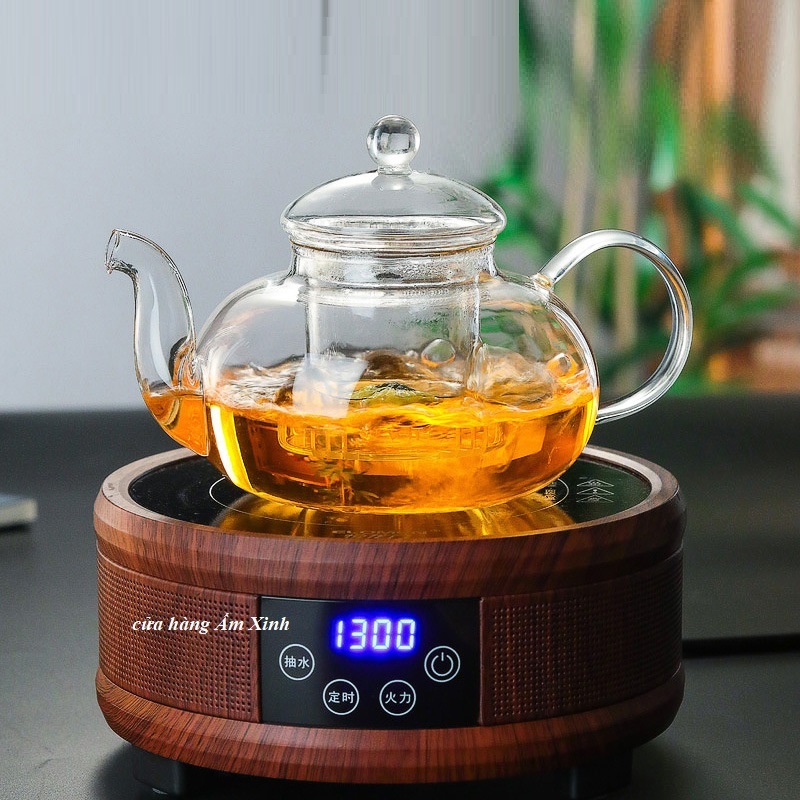 Ấm Thủy Tinh Pha Trà có lõi lọc (250 - 800 ml)