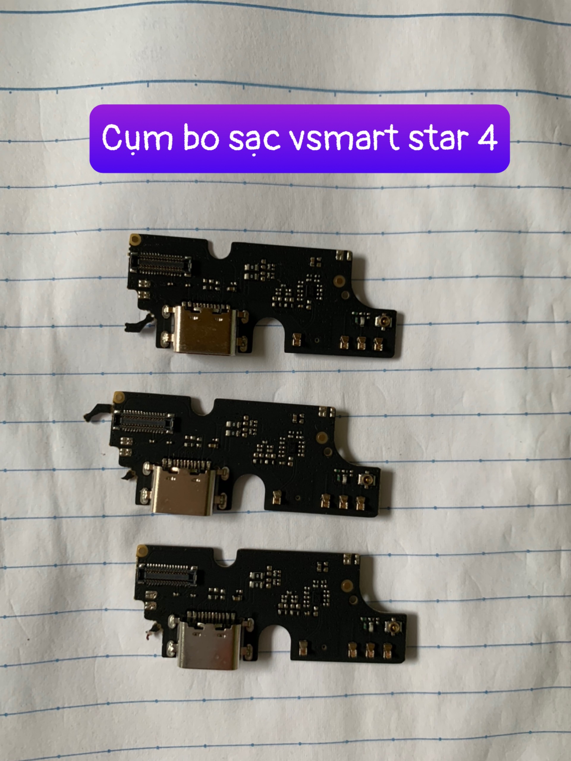 Cụm bo sạc hãng vsmart star,star 4,aris.active 3