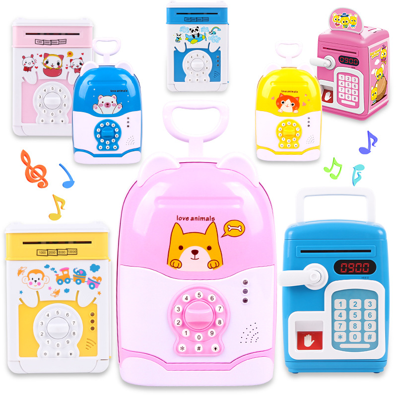 Két sắt mini cho bé,mở bằng mật mã cho bé ( giao hinh ngẫu nhiên loại mới )