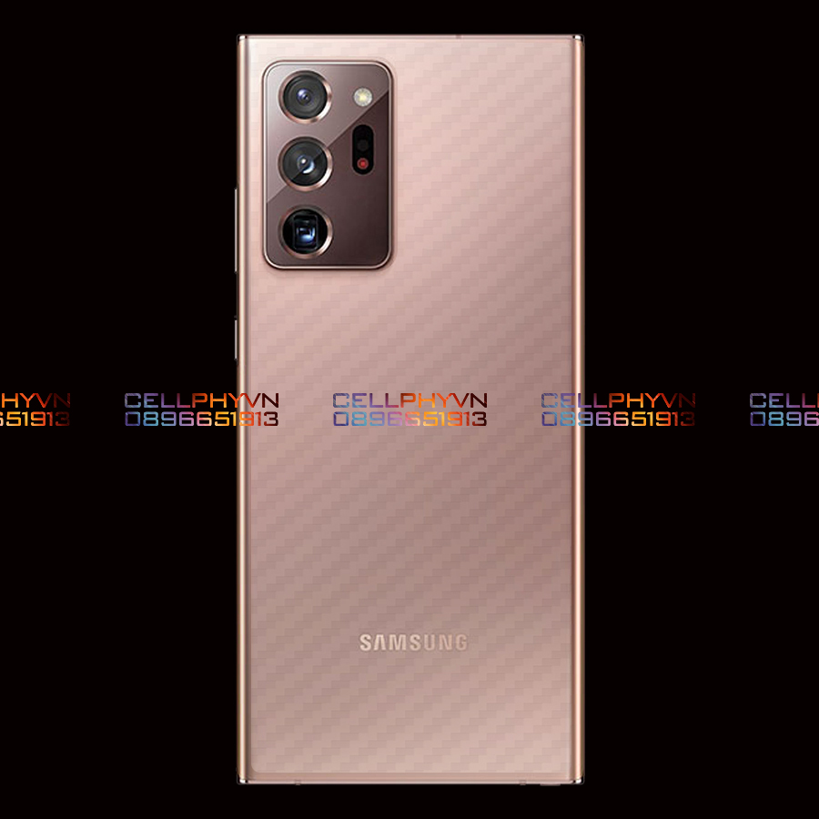 Miếng dán lưng cacbon dành cho Samsung Galaxy Note 20 / Note 20 5G / Note 20 Ultra / Note 20 Ultra 5G