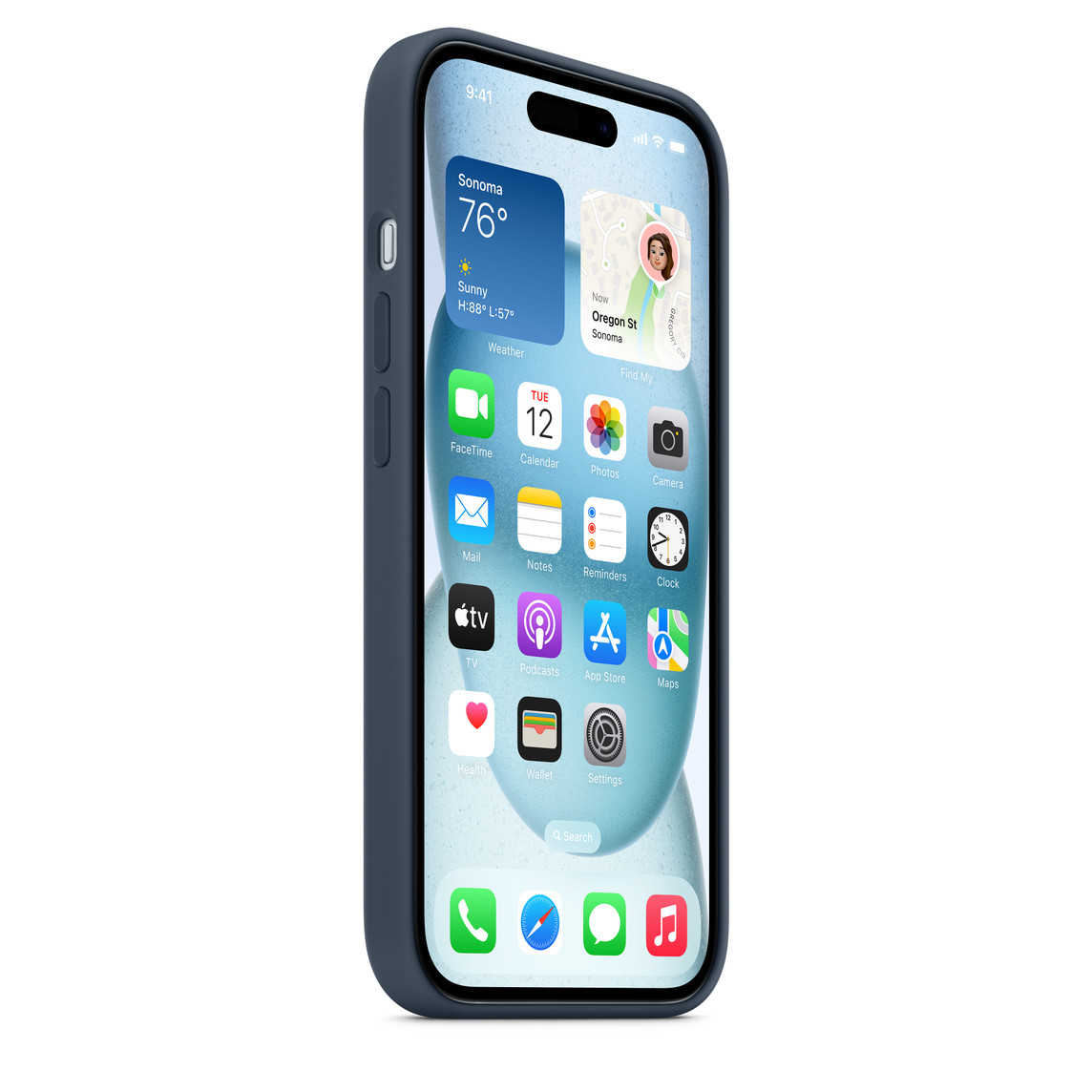 Apple iPhone 15 Plus Silicone Case with MagSafe