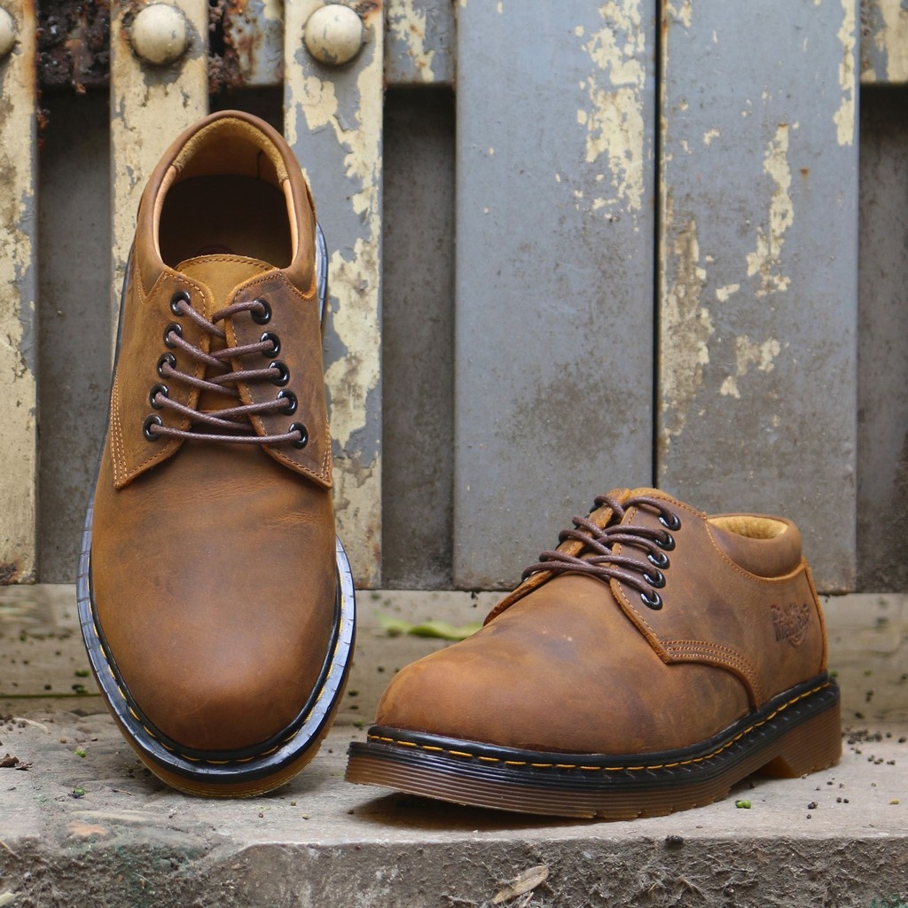 ❖  Giày Dr.8053 Crazy Horse da bò sáp nâu