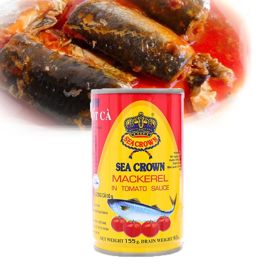 Combo 10 Cá nục sốt cà Seacrown 155g (Date 2023)