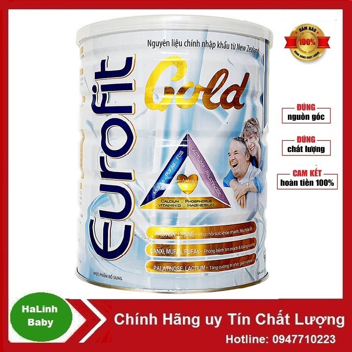 Sữa bột Eurofit gold 900g