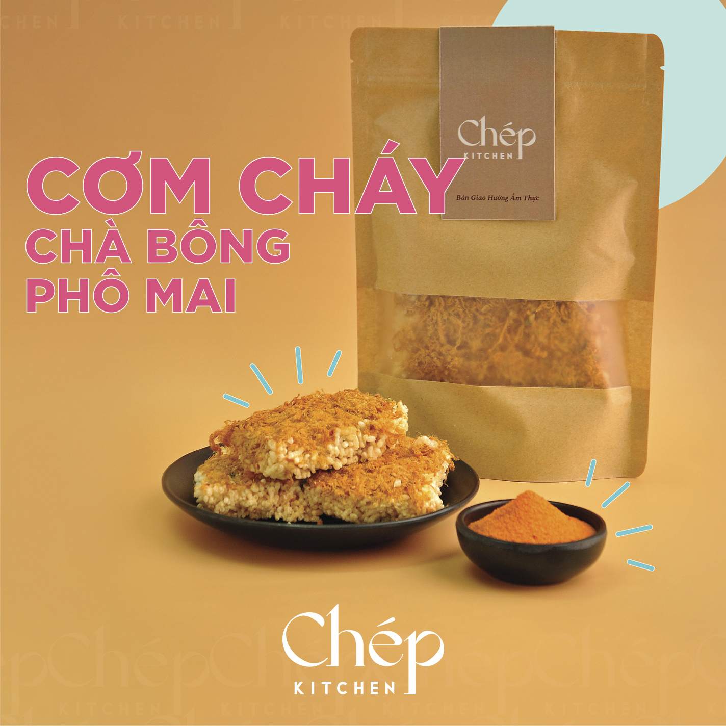 [HCM]Cơm cháy chà bông Phô mai - CHÉP KITCHEN
