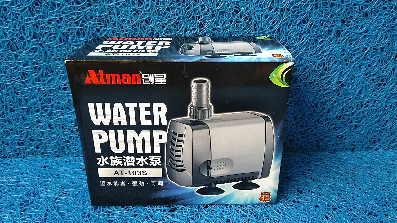 (AT-103S) Máy bơm hồ cá Atman 11W-1300L/hr.