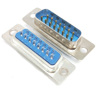Đầu cắm DB15 chân thẳng 2 hàng (Đầu hàn 15 chân)