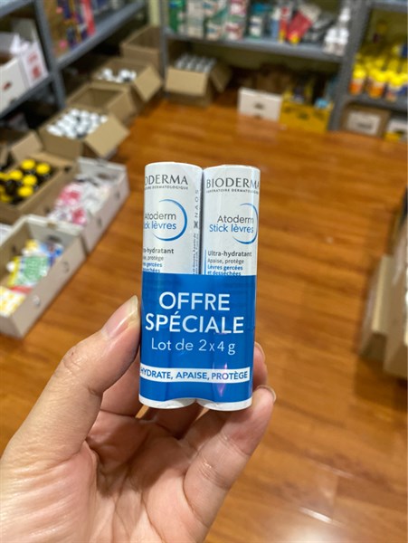 Son dưỡng Bioderma Atoderm Levres Stick Hydratant 4g Pháp