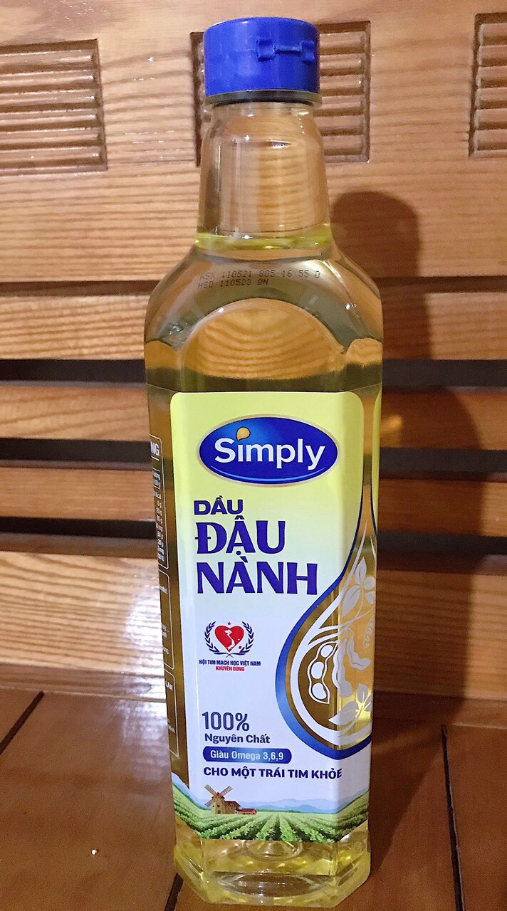Dầu đậu nành SIMPLY 1L ( date mới)