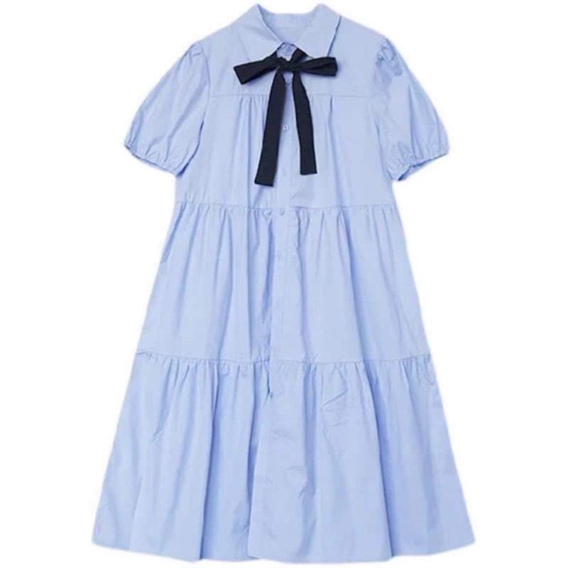 (Oldschoolcloth)ĐẦM SƠ MI BABYDOLL XANH BLUE (video)