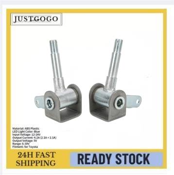 New 4.5inx5/8in 2pcs Right Left Steel Alloy Spindle Bracket Set For Go Kart