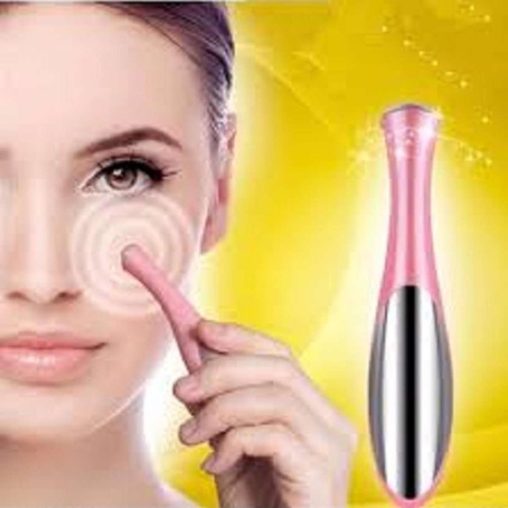 Máy Massage đánh tan quầng thâm mắt (Eye lontophesis Instrument) màu hồng- PKCB