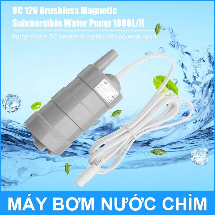 Máy bơm nước chìm mini 12V 15W 600L JT-500