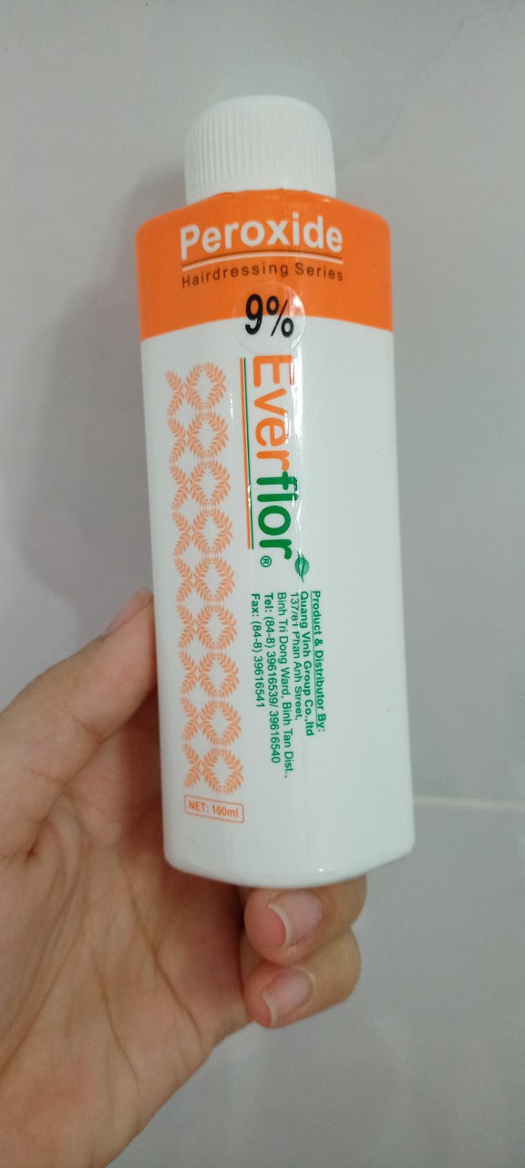 [HCM]Oxy dung dịch trợ nhuộm spaline