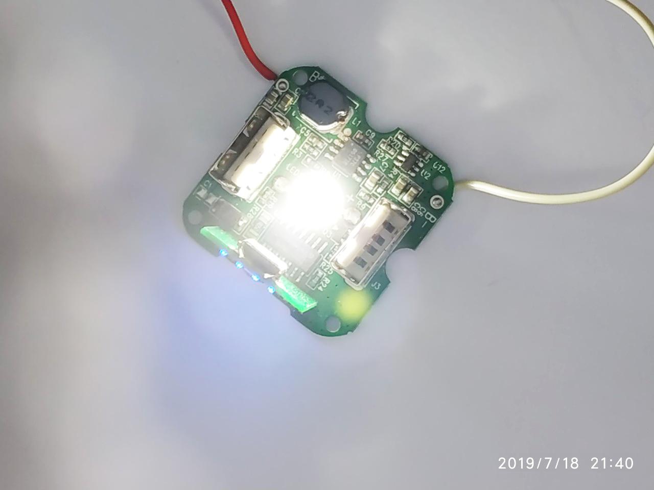 Mạch sạc dự phòng 5V1A (KV07) Xanh lá