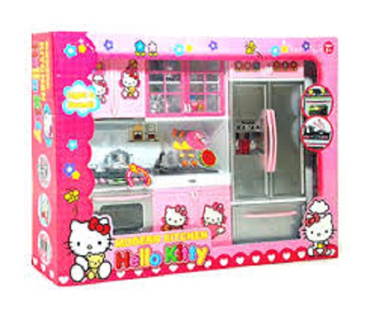 (HÀNG Y HÌNH) Trò chơi nhà bếp 3 ngăn hello kitty các cánh tủ đều mở ra được sử dụng pin phát nhạc có đèn sáng, tạo sự hứng thú cho trẻ khi chơi, thiết kế tỉ mỉ tứng chi tiết nhỏ, giống thật, khám phá thế giới (KÈM PIN)