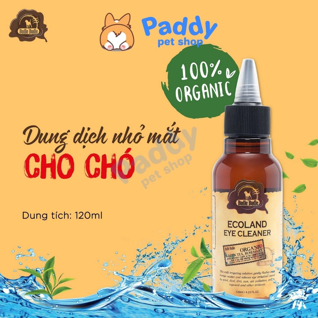 Budle Dog Eye Cleaning Solution 120ml