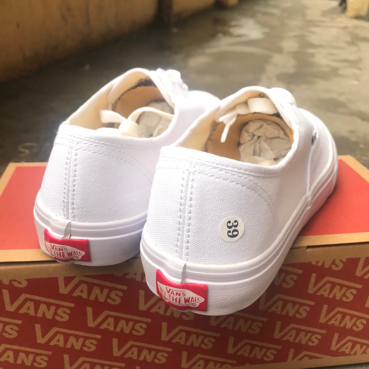 GIÀY VANS CLASSIC TRẮNG (Full box, tag)