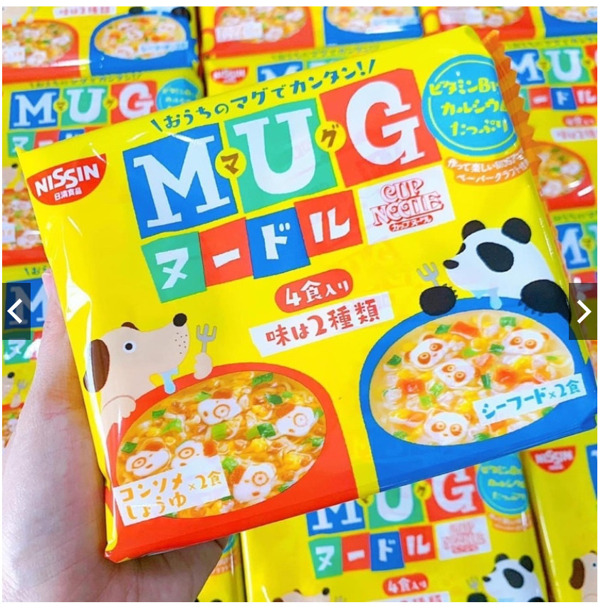 Mì mug Nhật ăn liền cho bé