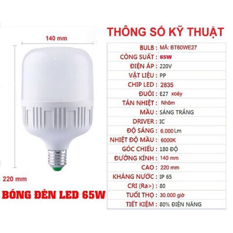 Bóng Đèn Led LINH PHI / Yến Quân siêu sáng, tiết kiệm điện
