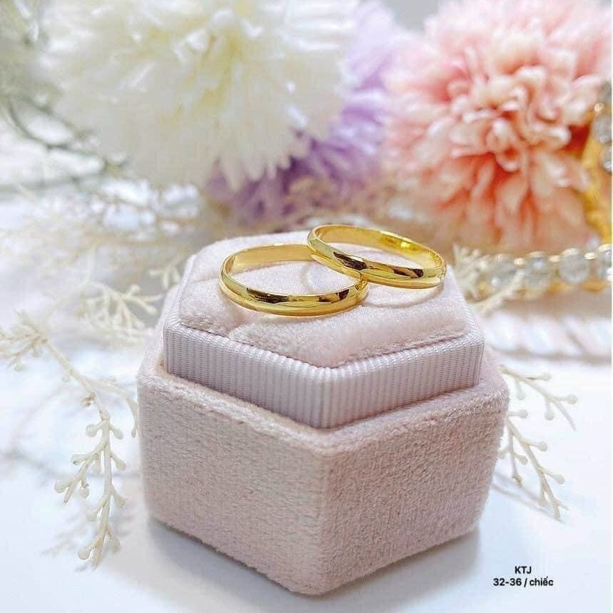Nhẫn 1 chỉ khắc 4 số 9999 giống thật 99% - qj - hn2371- dùng làm quà cực ý nghĩa